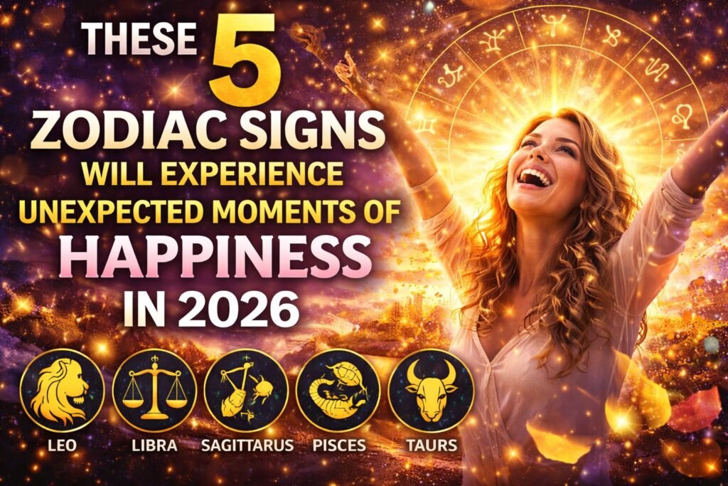 These 5 Zodiac Signs Will Experience Unexpected Moments of Happiness in 2026