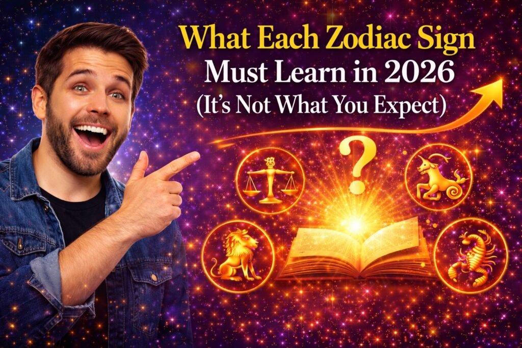What Each Zodiac Sign Must Learn in 2026 (It’s Not What You Expect)