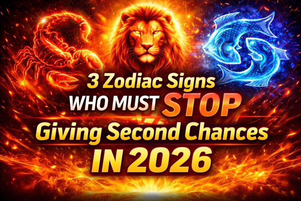 3 Zodiac Signs Who Must Stop Giving Second Chances in 2026