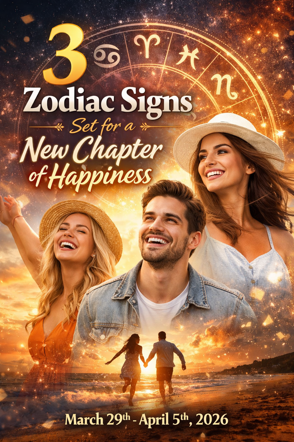 These 3 Zodiac Signs Will Embark on a Completely New Chapter of Happiness (March 29th to April 5th, 2026)