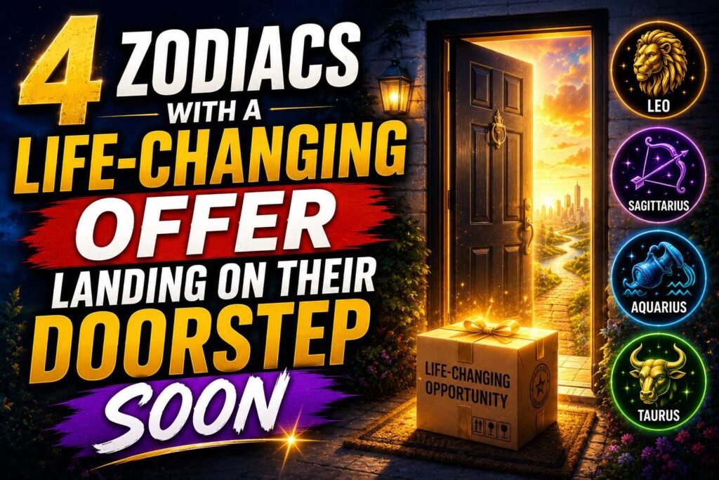 4 Zodiacs With A Life Changing Offer Landing On Their Doorstep Soon