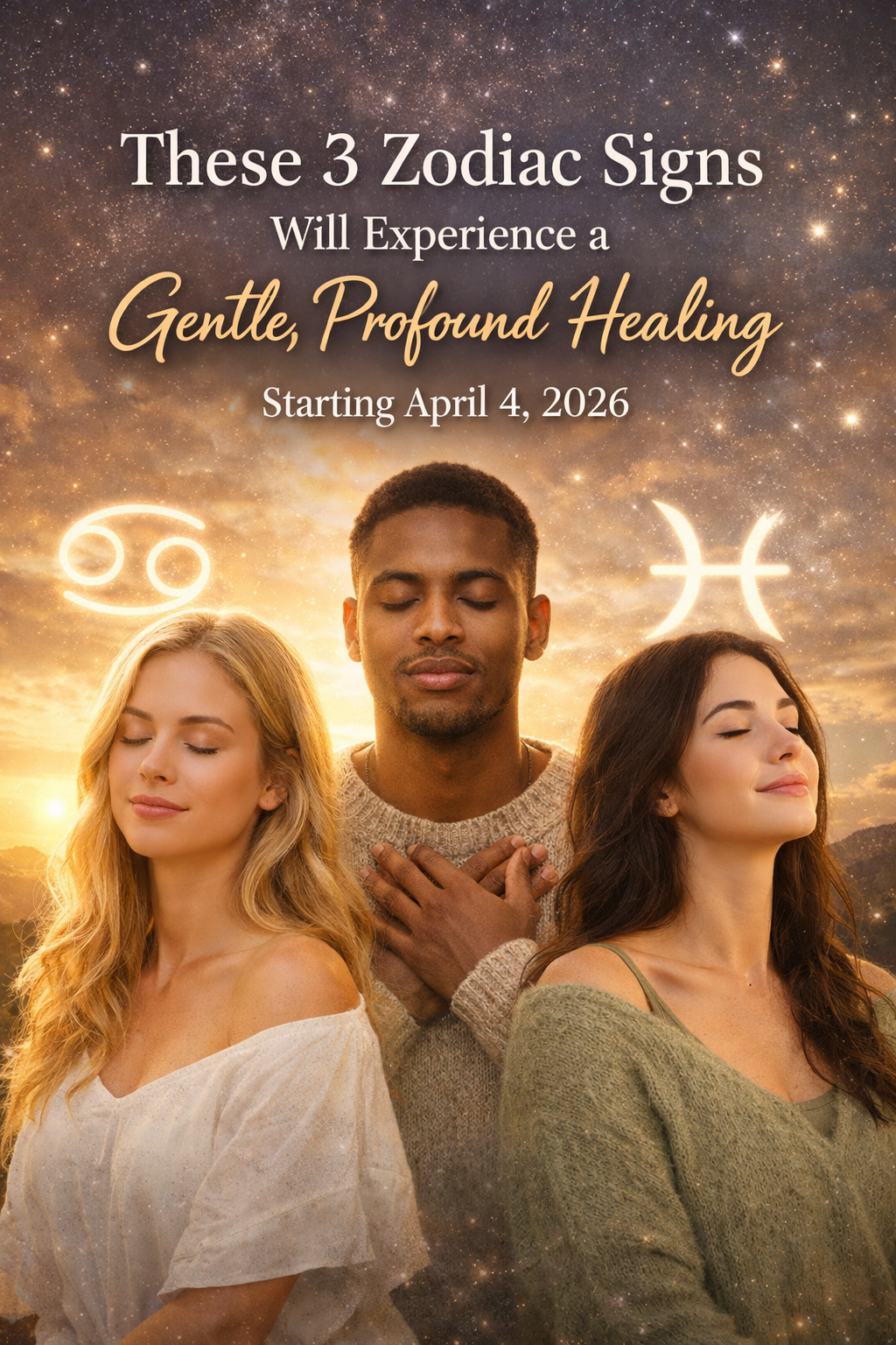 These 3 Zodiac Signs Will Experience a Gentle, Profound Healing Starting April 4, 2026