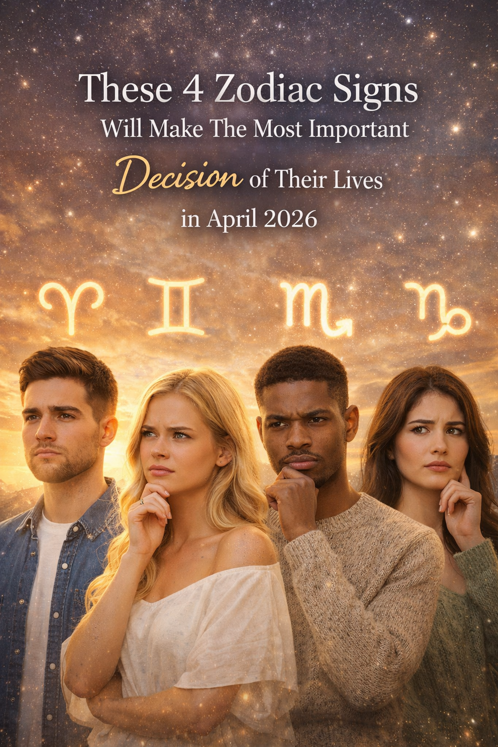These 4 Zodiac Signs Will Make The Most Important Decision of Their Lives in April 2026