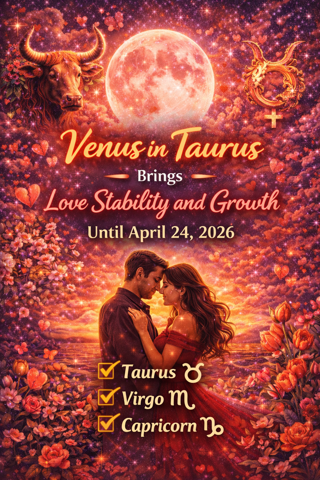 Venus in Taurus Brings Love Stability and Growth Until April 24 2026