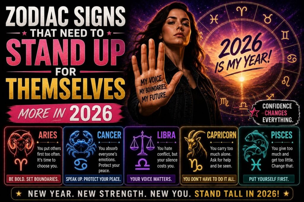 Zodiac Signs That Need To Stand Up For Themselves More In 2026