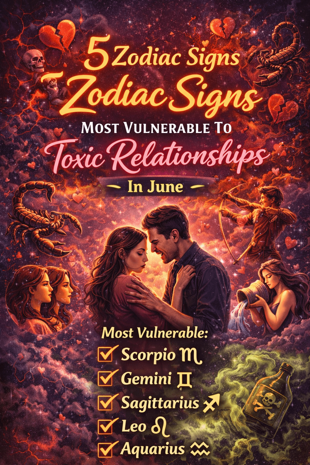 5 Zodiac Signs Most Vulnerable To Toxic Relationships