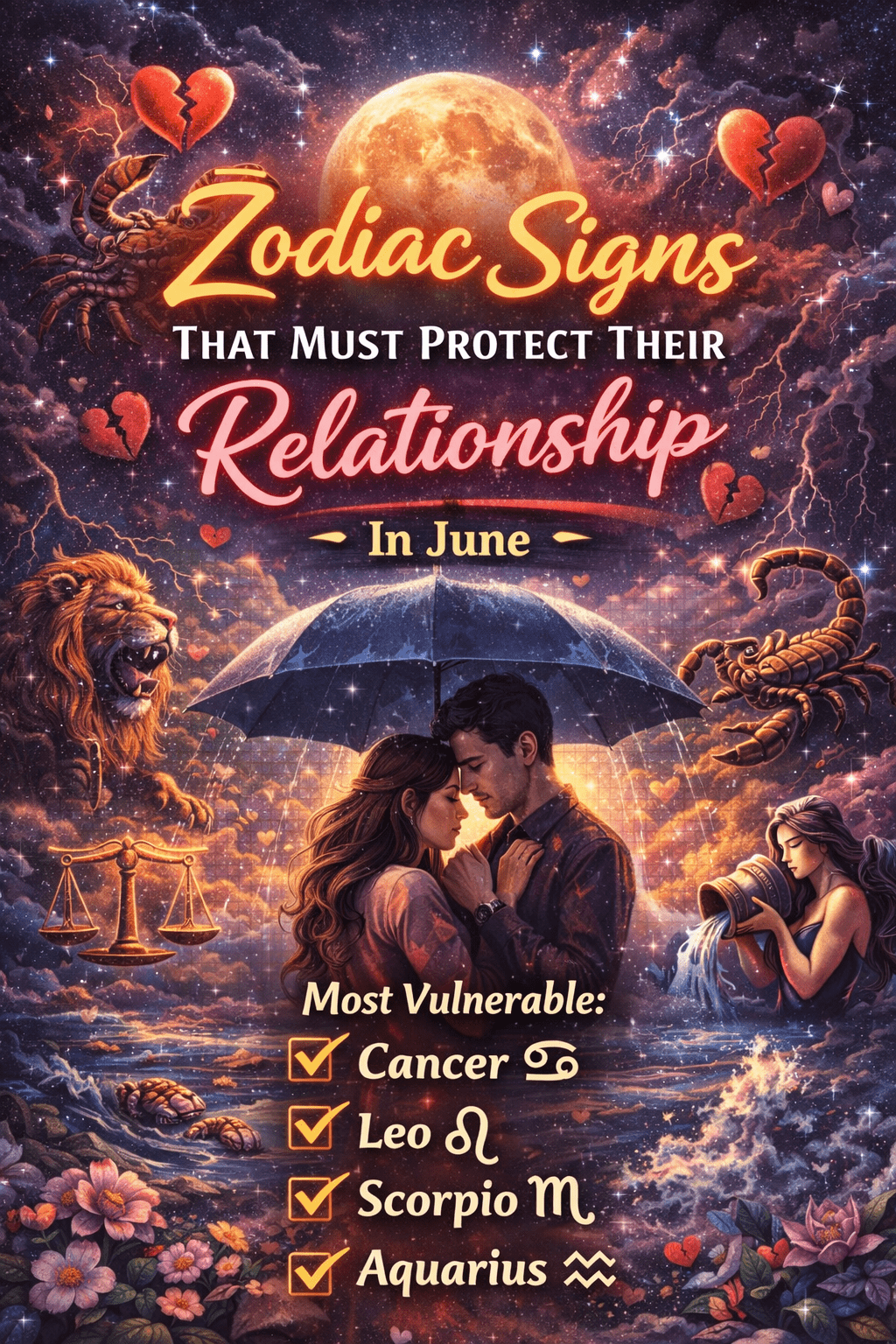 Zodiac Signs That Must Protect Their Relationship In June