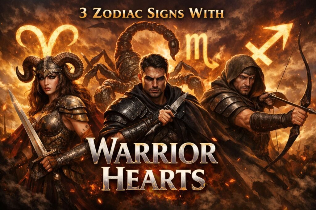 3 Zodiac Signs With Warrior Hearts