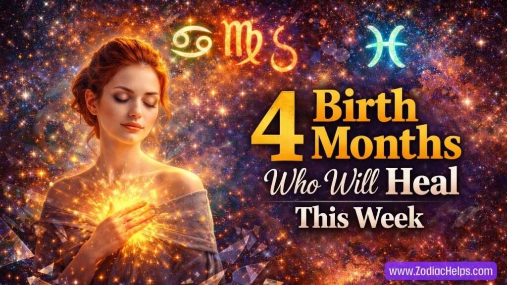 4 Birth Months Who Will Heal This Week