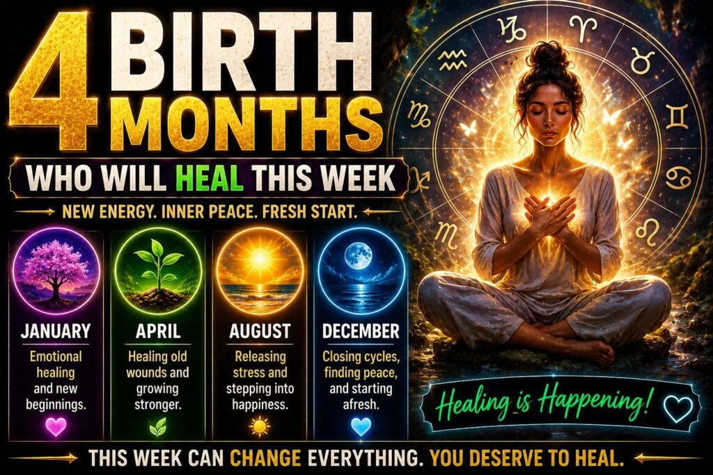 4 Birth Months Who Will Heal This Week