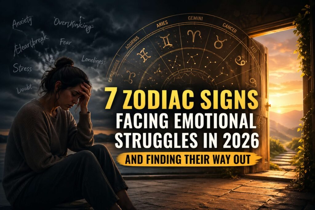 7 Zodiac Signs Facing Emotional Struggles in 2026 and Finding Their Way Out