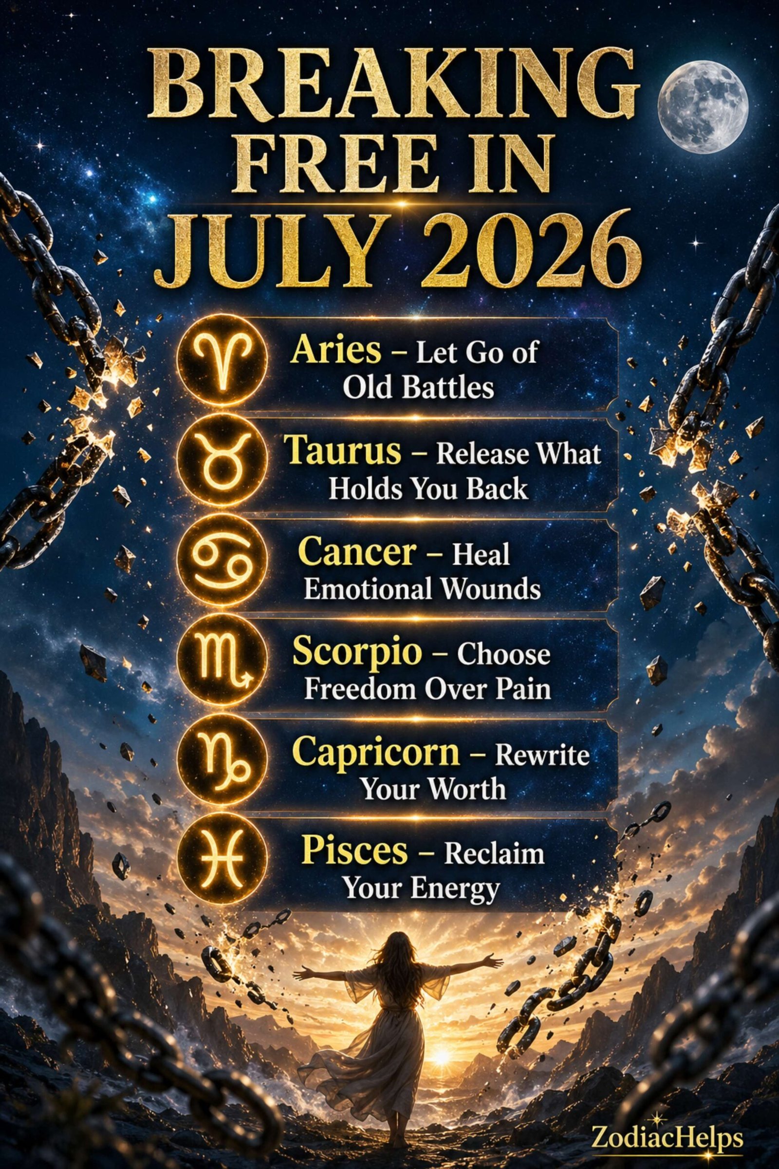 BREAKING FREE IN JULY 2026