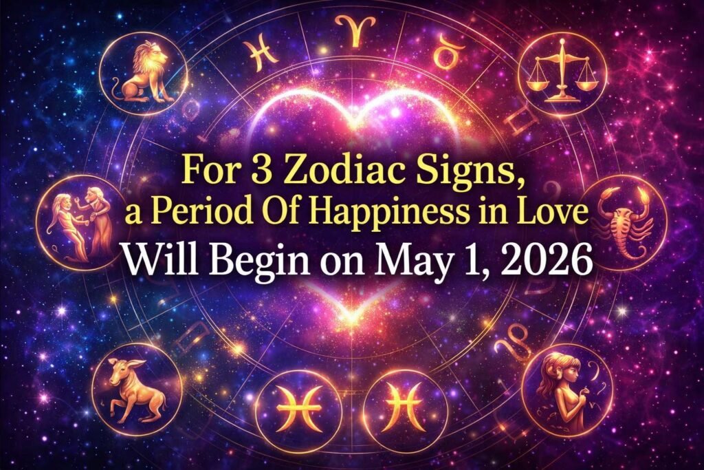 For 3 Zodiac Signs, a Period Of Happiness in Love Will Begin on May 1, 2026