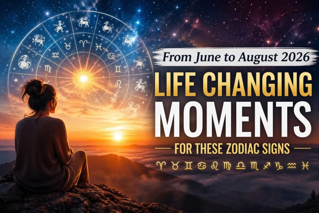 From June to August 2026 Life Changing Moments for These Zodiac Signs