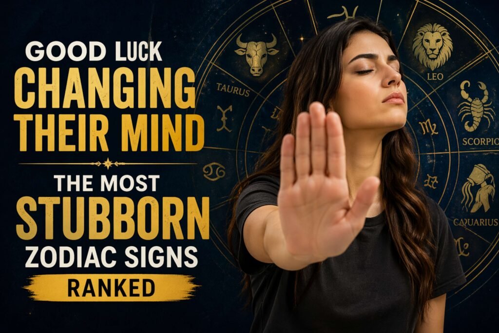 Good Luck Changing Their Mind The Most Stubborn Zodiac Signs Ranked