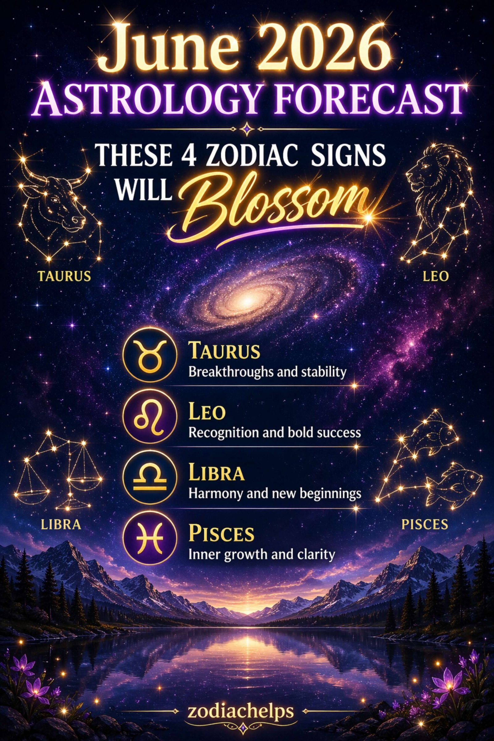 June 2026 Astrology Forecast These 4 Zodiac Signs Will Blossom