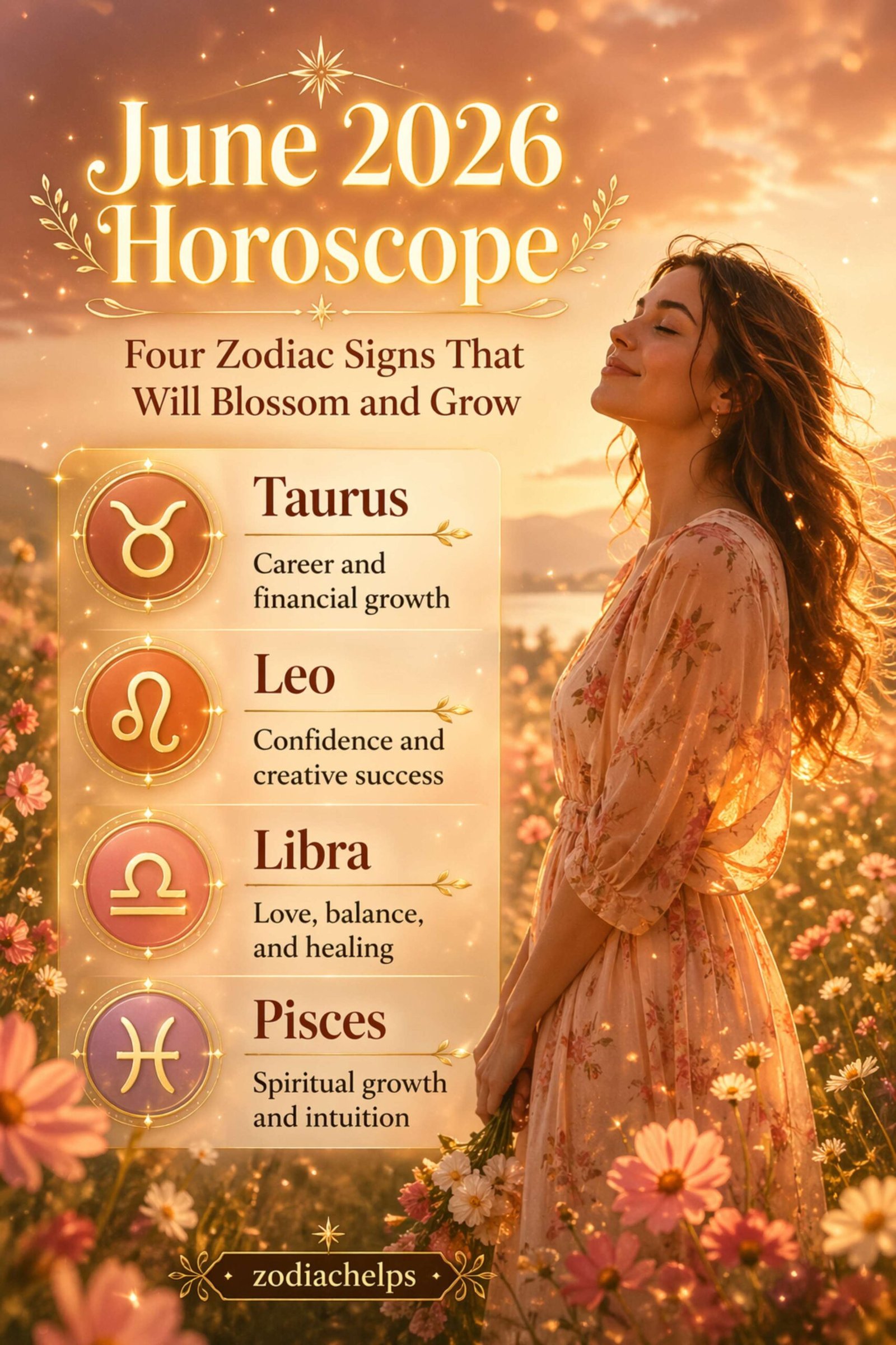 June 2026 Horoscope Four Zodiac Signs That Will Blossom and Grow
