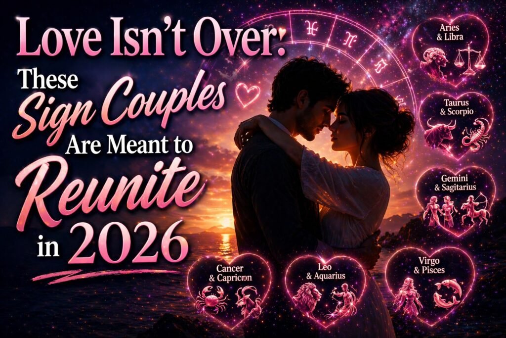 Love Isn't Over These Sign Couples Are Meant to Reunite in 2026