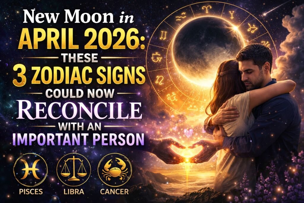 New Moon in April 2026: These 3 Zodiac Signs Could Now Reconcile With an Important Person
