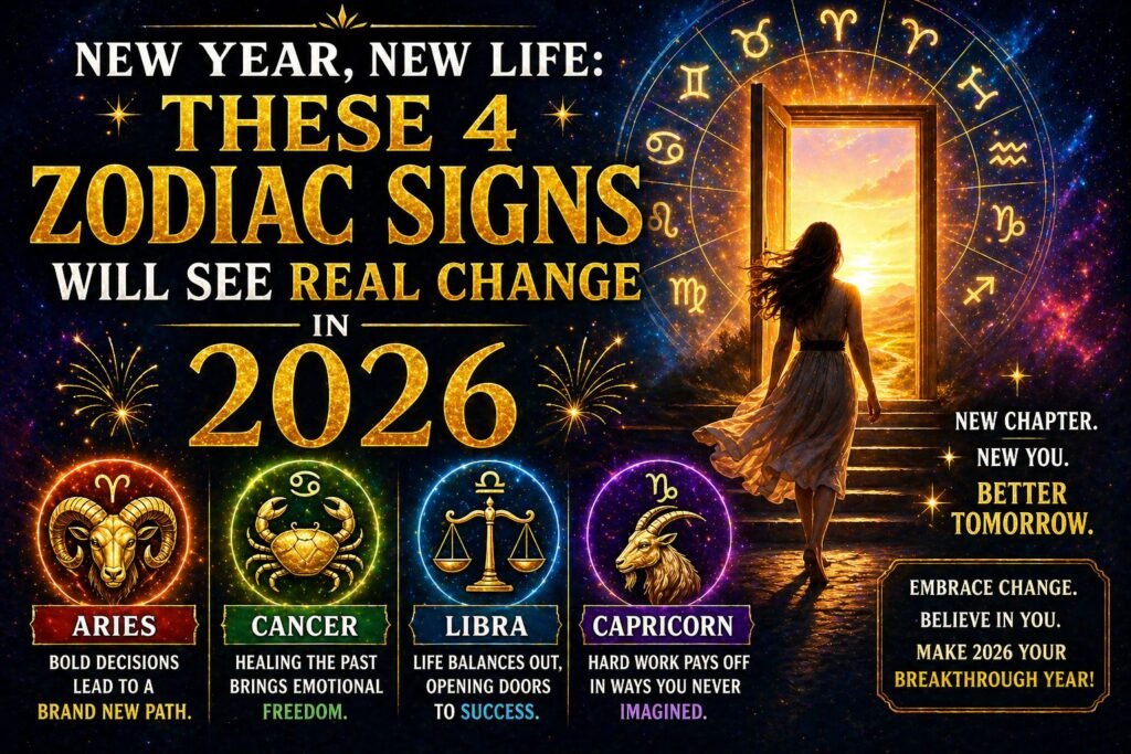 New Year, New Life_ These 4 Zodiac Signs Will See Real Change in 2026