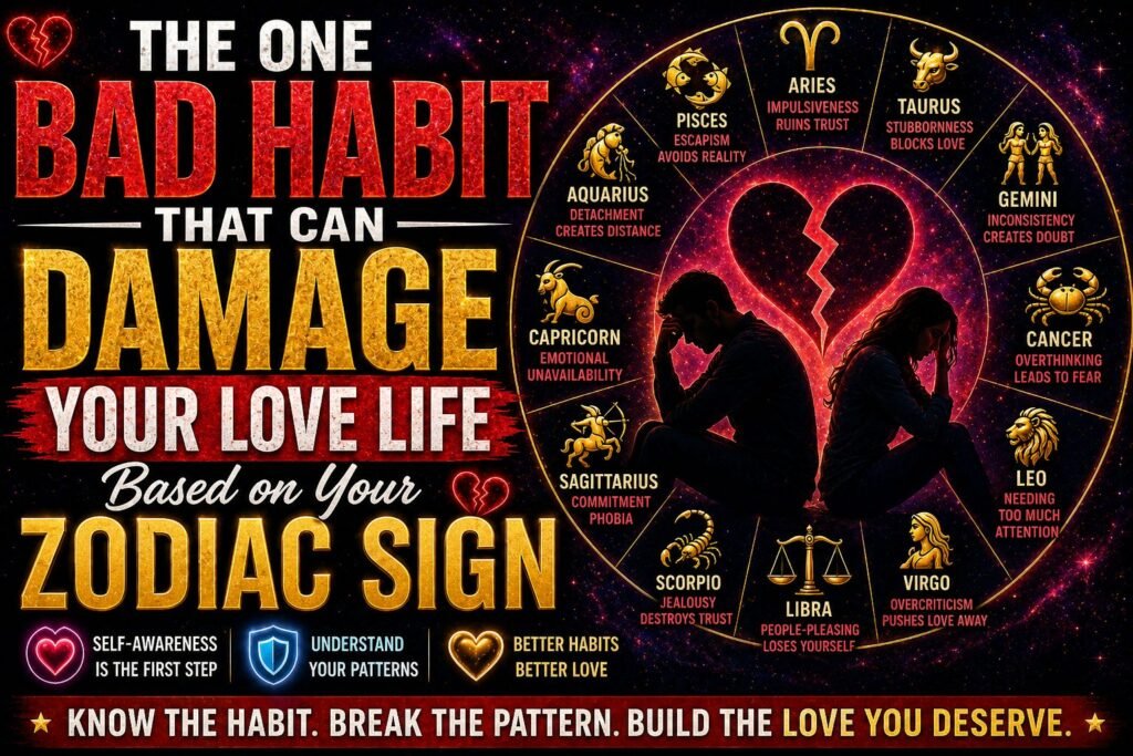 The One Bad Habit That Can Damage Your Love Life Based on Your Zodiac Sign
