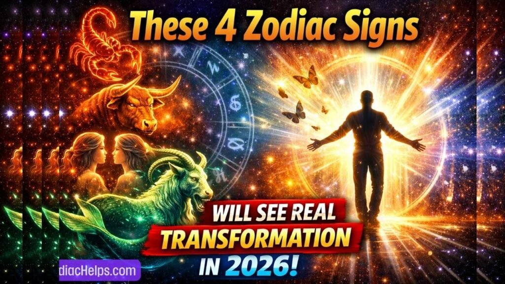 These 4 Zodiac Signs Will See Real Transformation in 2026These 4 Zodiac Signs Will See Real Transformation in 2026