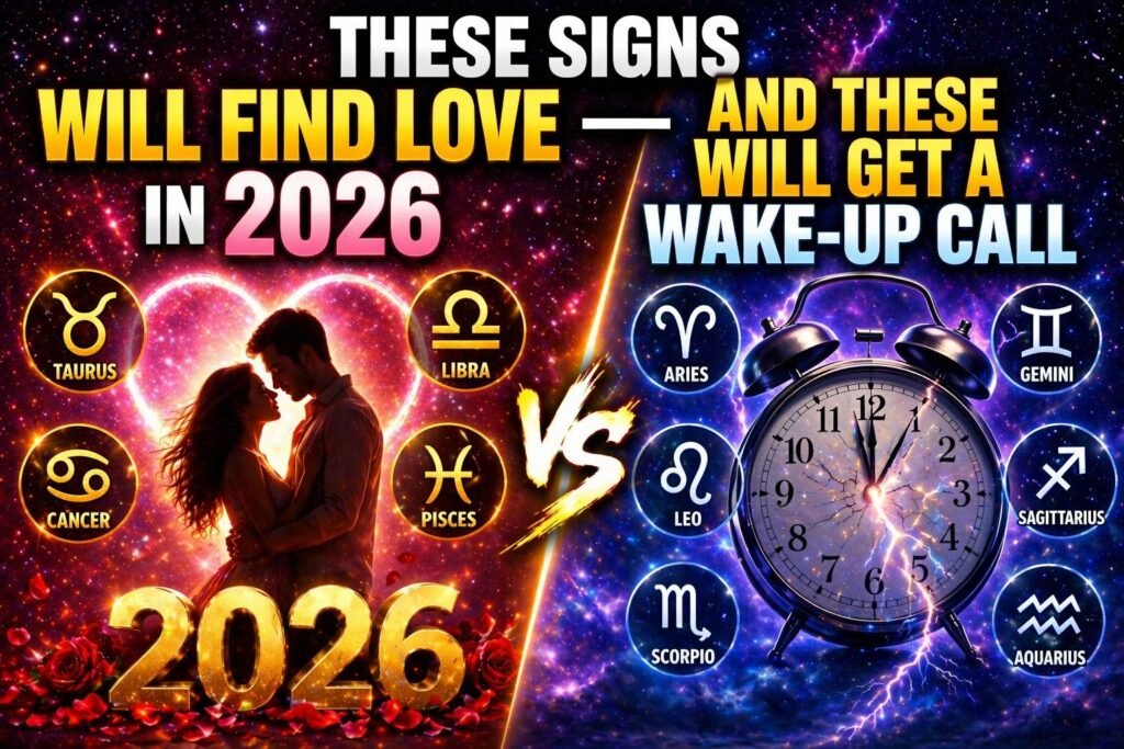 These Signs Will Find Love in 2026 — And These Will Get a Wake-Up Call
