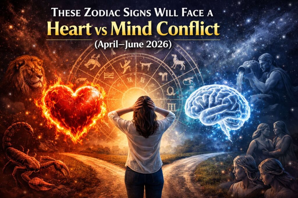 These Zodiac Signs Will Face a Heart vs Mind Conflict (April–June 2026)