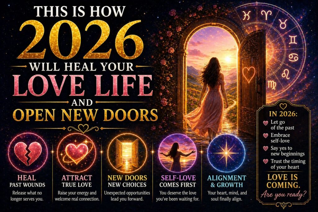 This Is How 2026 Will Heal Your Love Life and Open New Doors