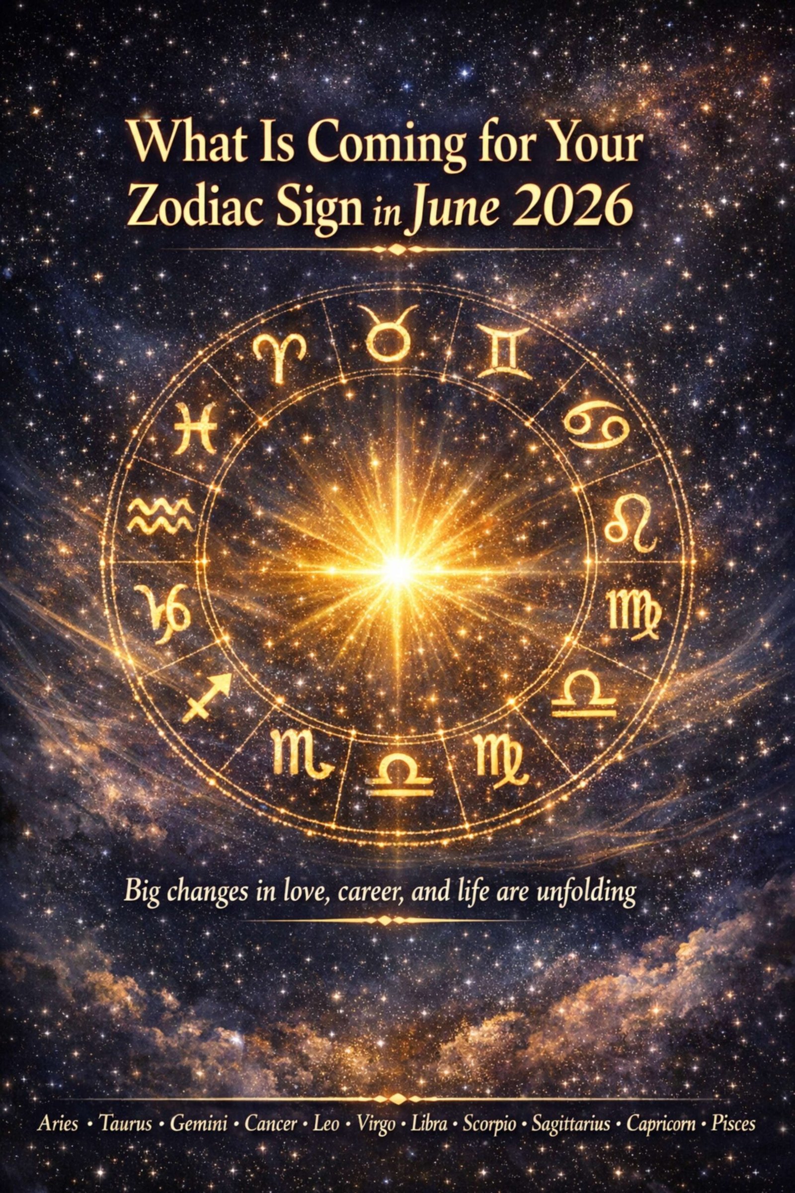What Is Coming for Your Zodiac Sign in June 2026