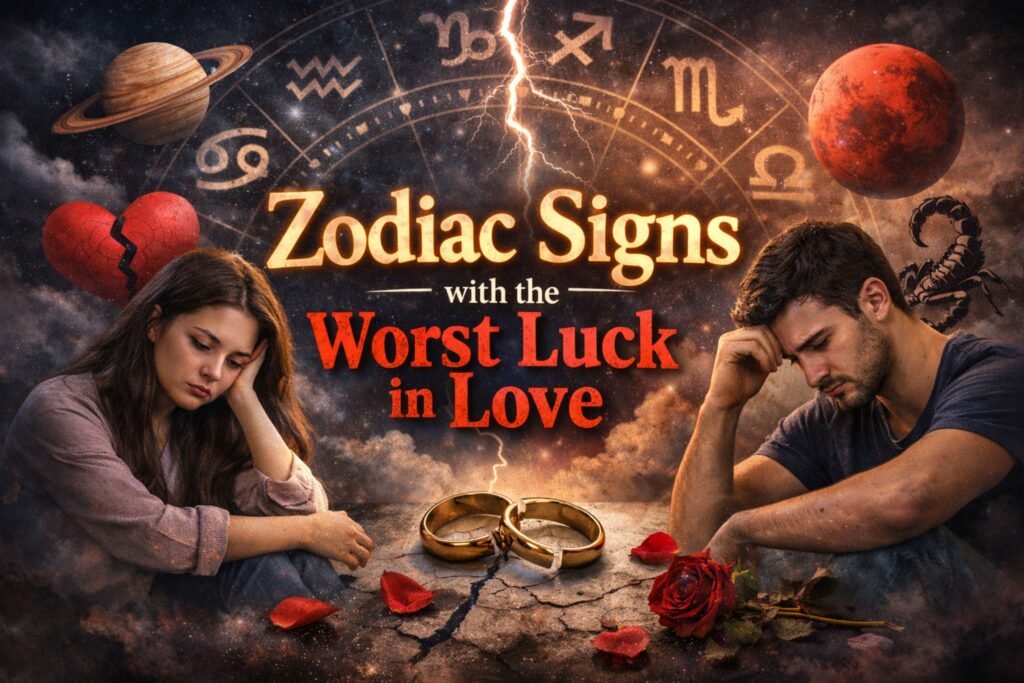 Zodiac Signs with the Worst Luck in Love