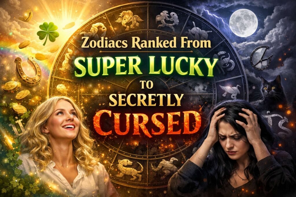 Zodiacs Ranked From Super Lucky To Secretly Cursed