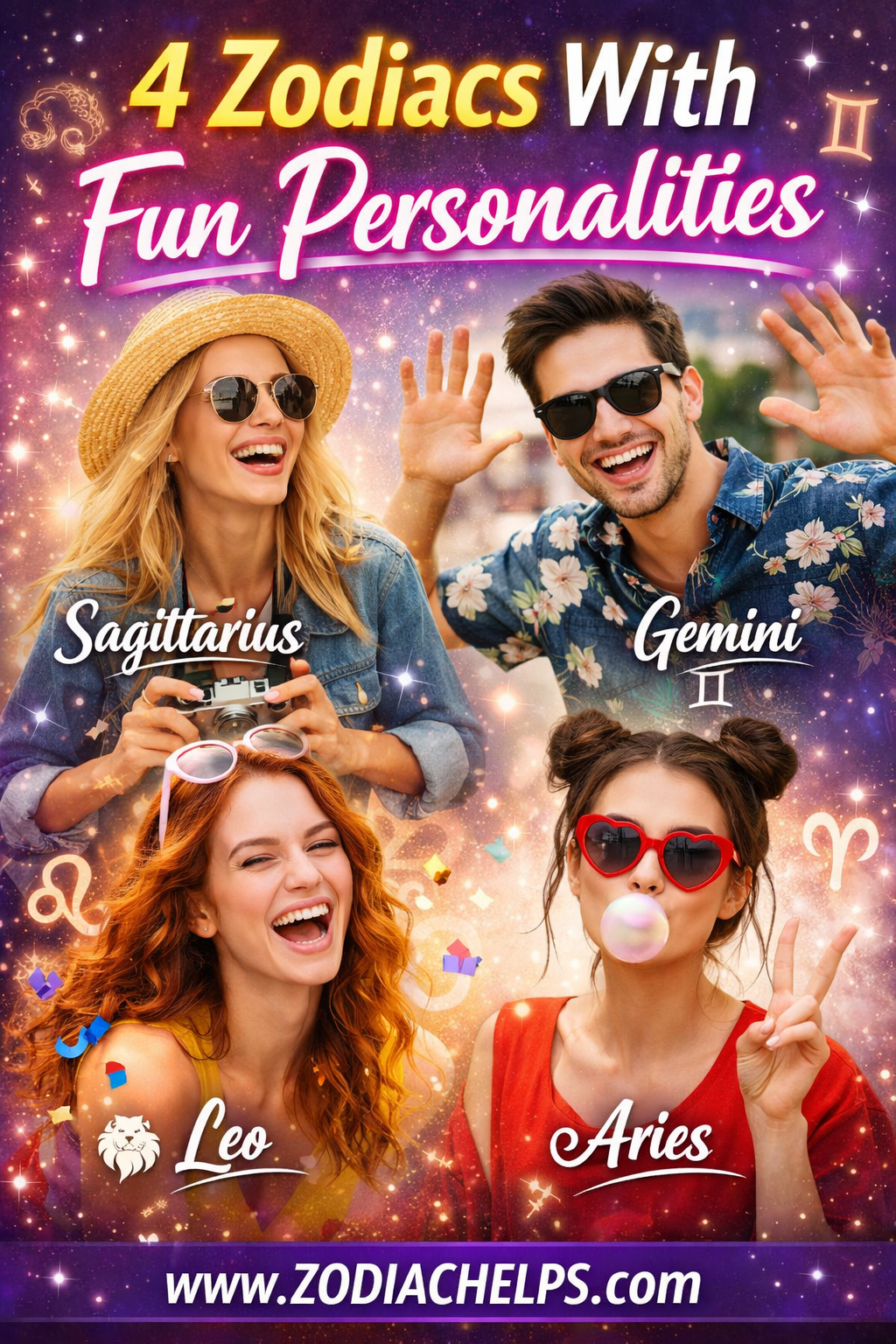 4 Zodiacs With Fun Personalities