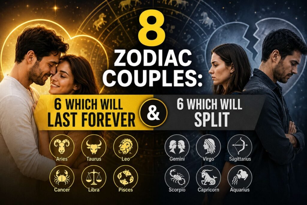 8 Zodiac Couples_ 6 Which Will Last Forever And 6 Which Will Split