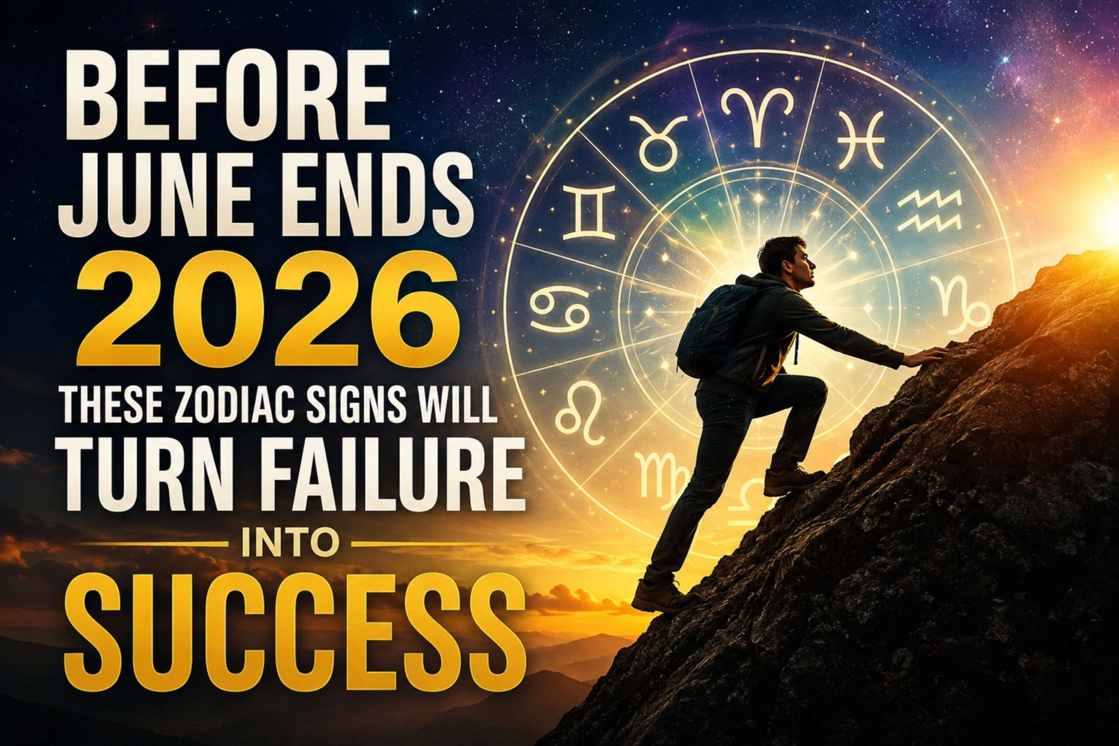 Before June Ends 2026 These Zodiac Signs Will Turn Failure Into Success