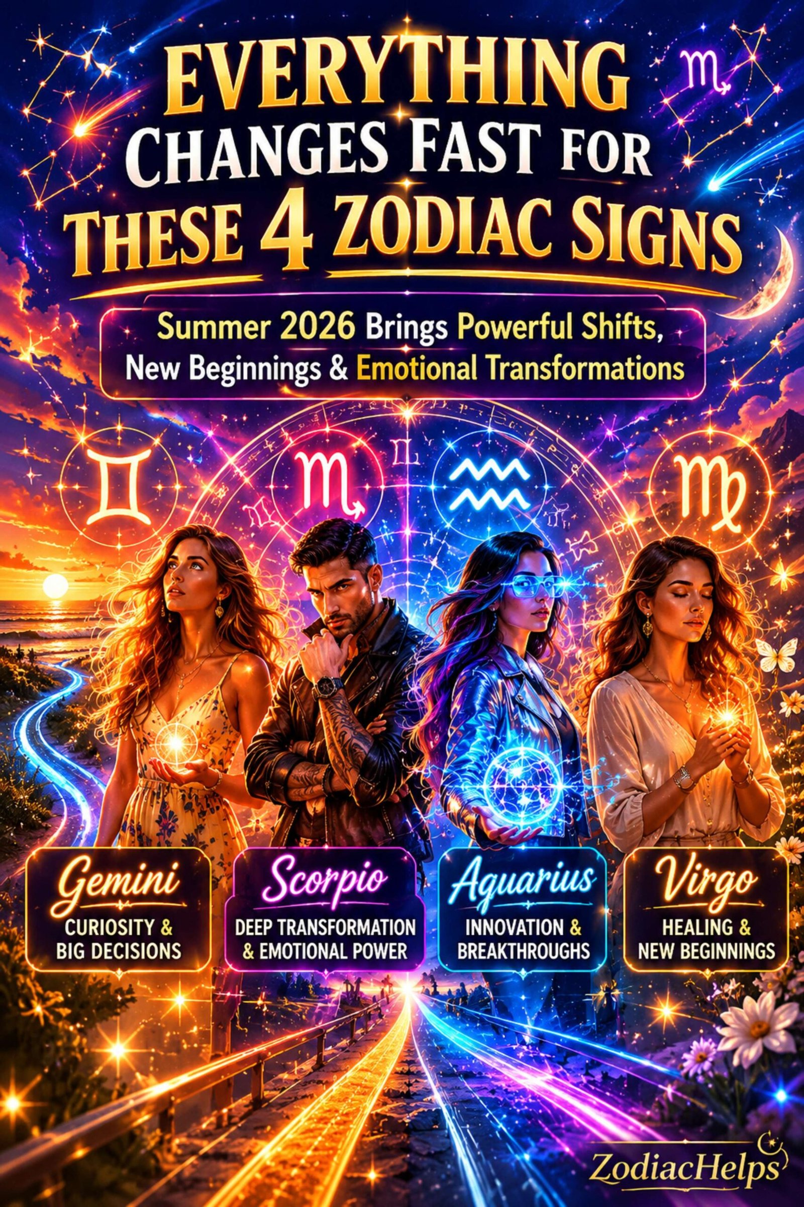 EVERYTHING CHANGES FAST FOR THESE 4 ZODIAC SIGNS