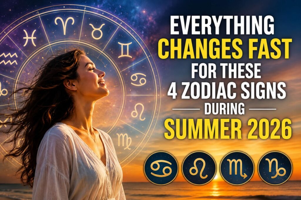 Everything Changes Fast For These 4 Zodiac Signs During Summer 2026