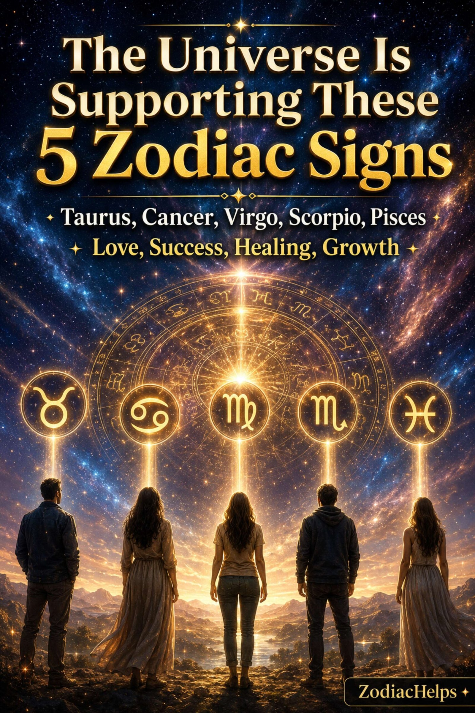 The Universe Is Supporting These 5 Zodiac Signs
