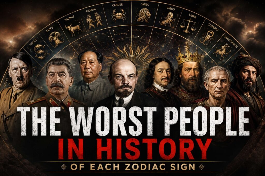 The Worst People in History of Each Zodiac Sign