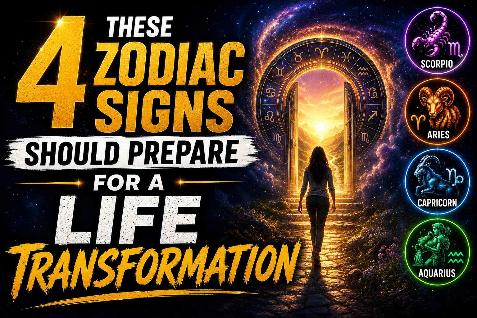 These 4 Zodiac Signs Should Prepare for a Life Transformation