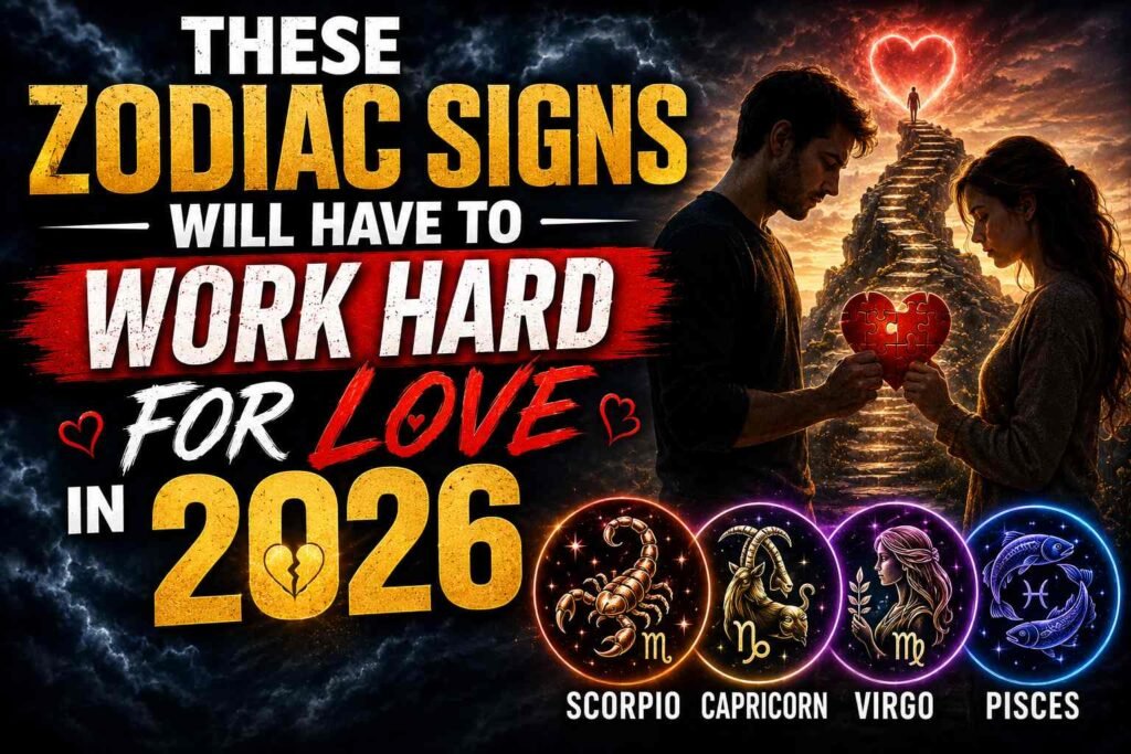 These Zodiac Signs Will Have to Work Hard for Love in 2026