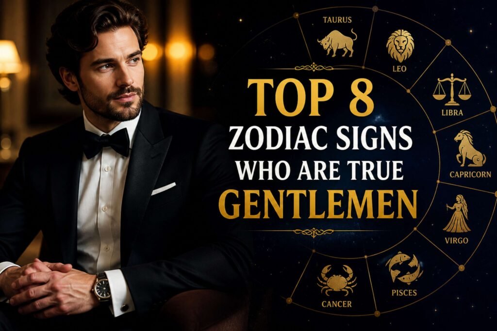 Top 8 Zodiac Signs Who Are True Gentlemen