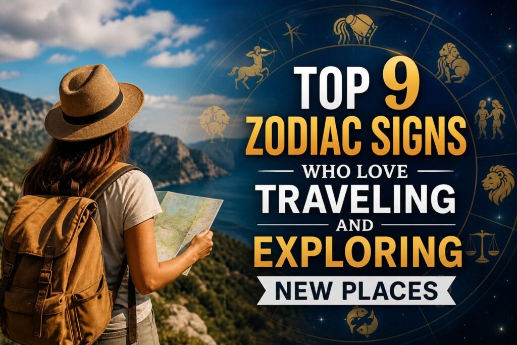 Top 9 Zodiac Signs who Love Traveling and Exploring New Places