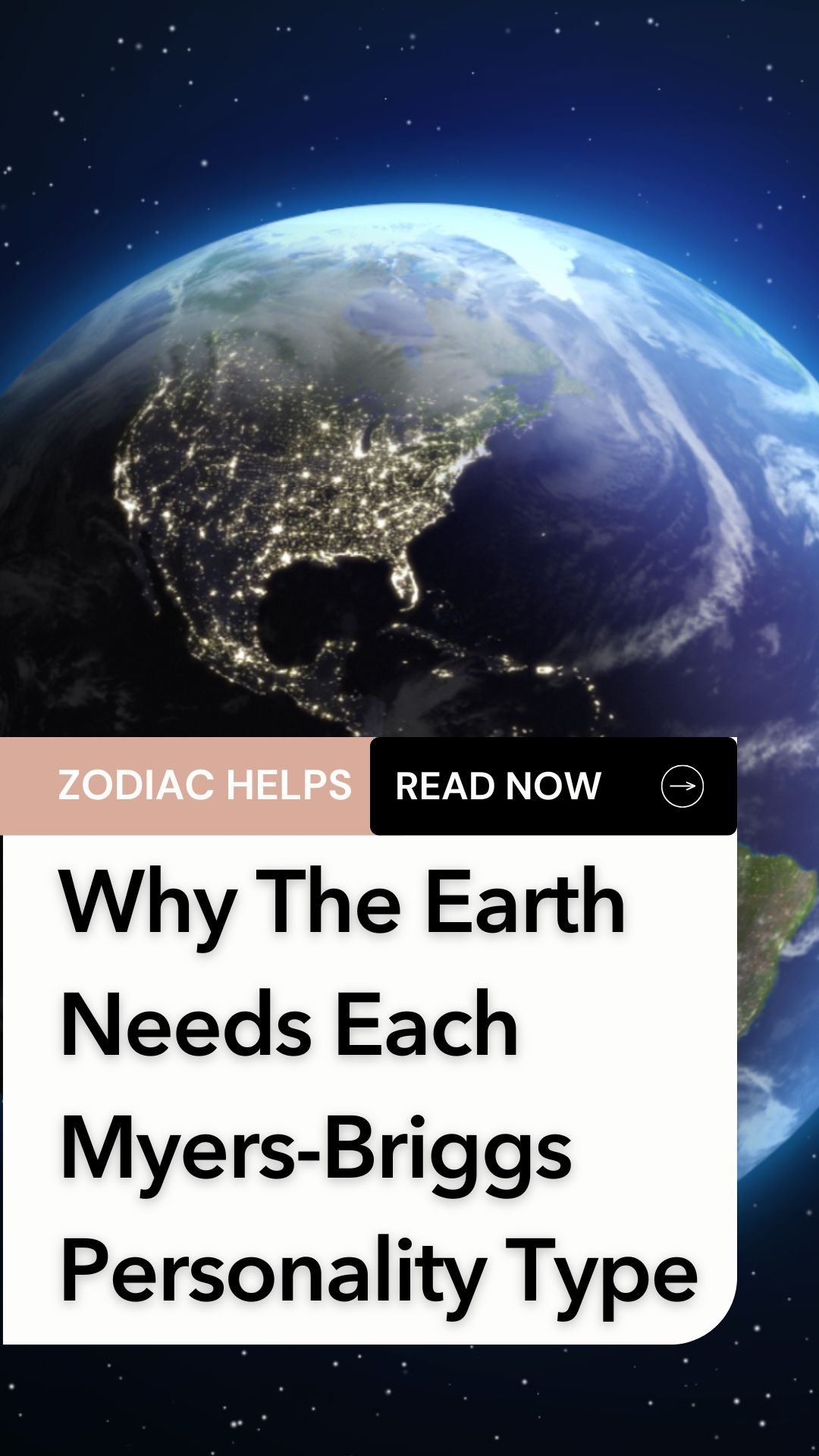 Why The Earth Needs Each Myers-Briggs Personality Type