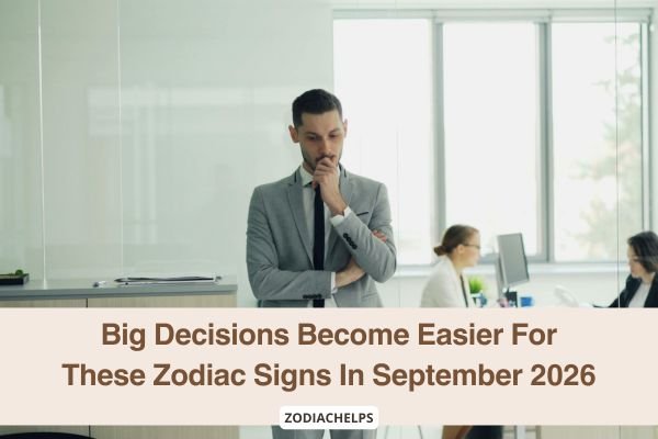 Big Decisions Become Easier For These Zodiac Signs In September 2026