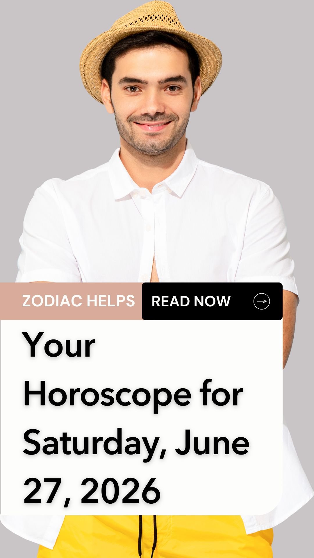 Your Horoscope for Saturday, June 27, 2026
