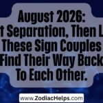 August 2026: First Separation, Then Love These Sign Couples Find Their Way Back To Each Other.