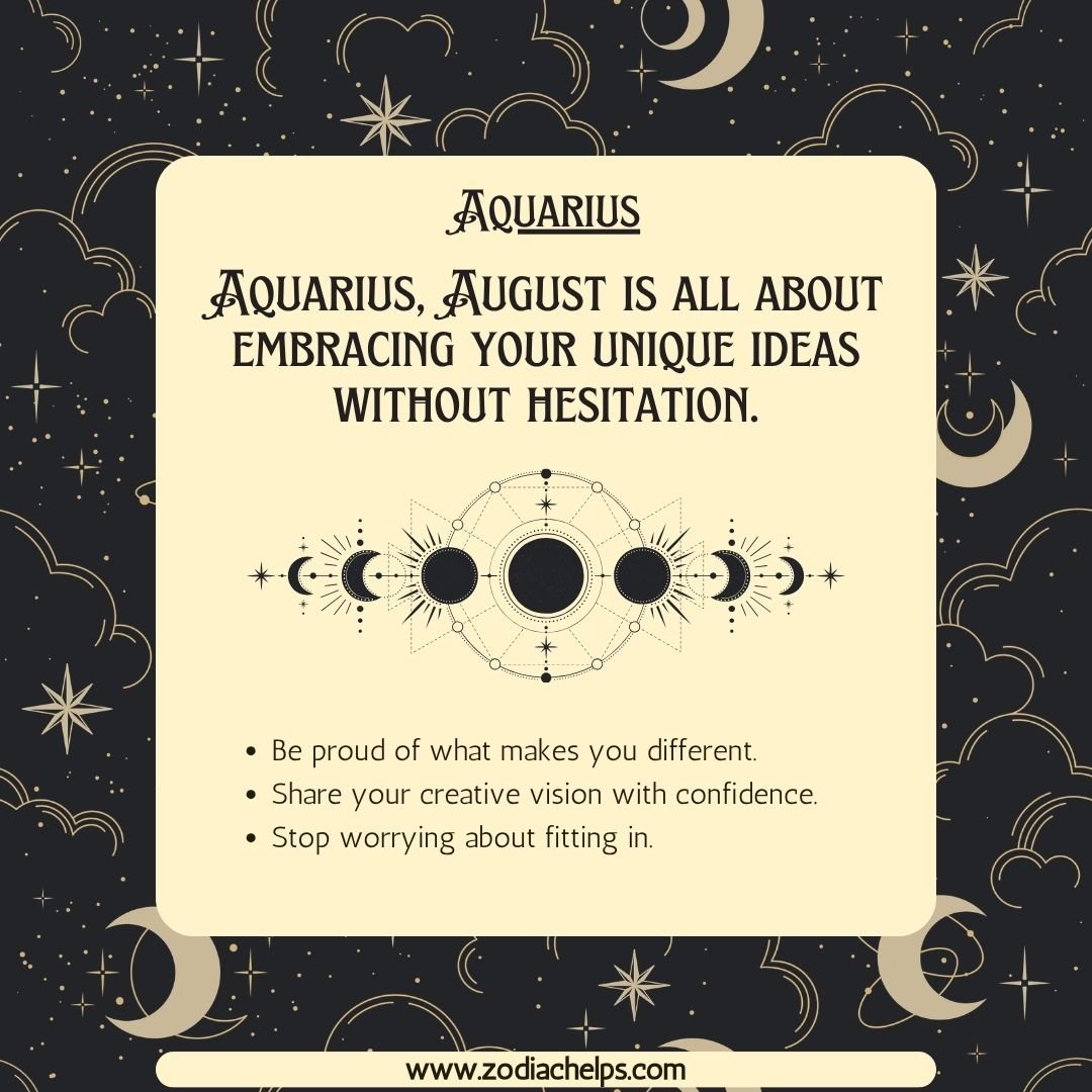 Aquarius Stops Worrying About Fitting In