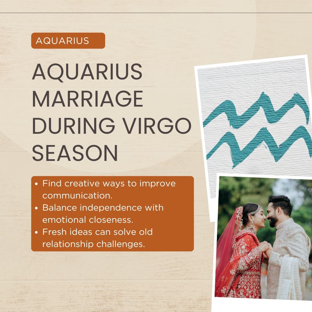 Aquarius And Marriage During Virgo Season