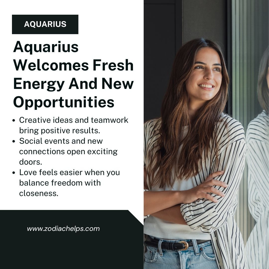 Aquarius Feels A Wave Of Fresh Energy